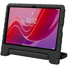 for Lenovo Tab M11 Case with Rotating Handle Stand, New Kids Heavy Duty Shockproof Cover for Lenovo Tab M11/Tab K11 LTE 11" 2024, Black