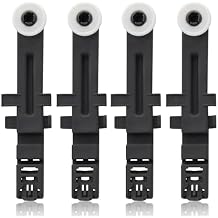 W10571738 Dishwasher Upper Dishrack Adjuster and Wheel Assembly Replacement for Whirlpool Maytag Dishwasher PS11756470, WPW10571738,AP6023130, 3449627 (4pack)