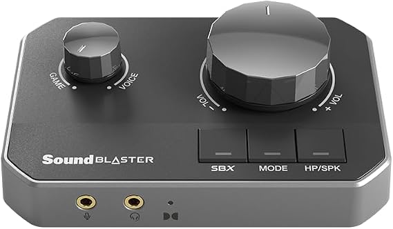 Sound Blaster G8 - Hi-Res Gaming USB DAC with Dual USB Audio Mixing y Customizable Acoustic Engine and 10-Band EQ