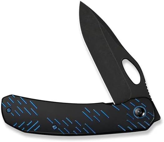Titanium Handle Inmate Front Flipper & Thumb Hole Knife (3.7" CPM 20CV Blade) by We Knife