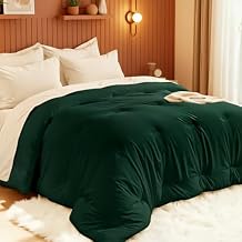 Comforters Full Size, All Season Quilted Bed Comforter, Ultra-Soft Down Alternative Duvet Insert with 4 Tabs, Lightweight Bedding Blanket - Machine Washable, Emerald Green