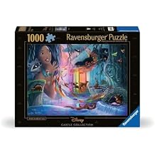 Ravensburger Disney Castle Collection - Pocahontas 1000 Piece Jigsaw Puzzle | Unique Softclick Technology | Engaging Imagery | Perfect for Disney Fans