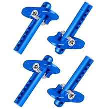 RC Aluminium Body Post Set Upgrades Part for 1/8 Kraton/Outcast/Typhon 6S BLX,1/10 Kraton/Outcast 4S BLX,Vorteks 3S BLX,1/7 Felony/Fireteam/Infraction 6S BLX,4pcs,Navy Blue
