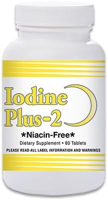Iodine Plus 2 -Thyroid M.D.'s Official Formula - 2 Month Supply - 60 Tablets - for Thyroid Support