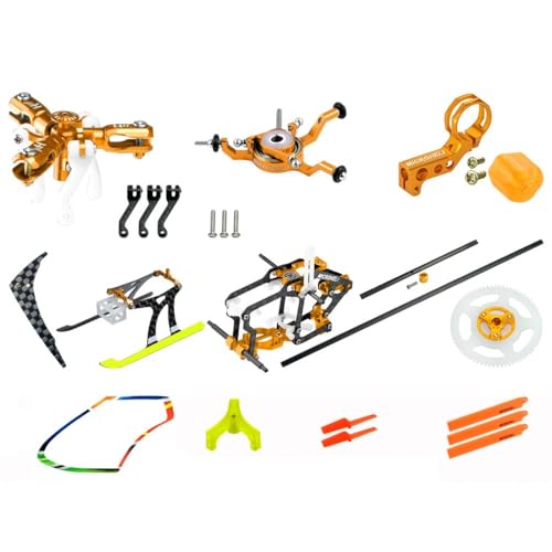 MICROHELI CNC Triple Blades Performance Package Gold - Blade Nano S2  S3