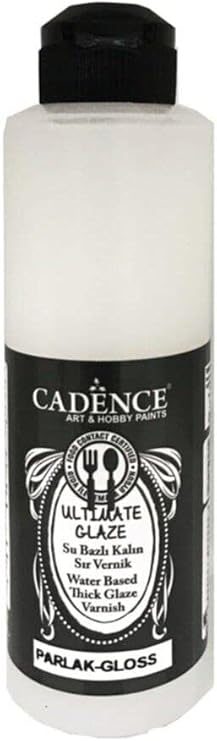 Cadence Su Bazlı Kalın Sır Vernik - ÇOK PARLAK 250ml