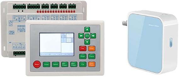 Ruida RDC6442G RDC6442S DSP CO2 Laser Controller Mainboard Panel Kit for CO2 Laser Engraving and Cutting Machine, 4-Axis Standalone Motion Control System, Supports LightBurn & RDWorks (S Set B)