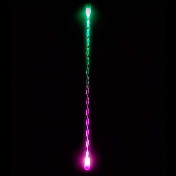 Elite Flow Levitation Wand 26" - Indoor Short String Light Up LED Leviwand for Raves and Music Festivals