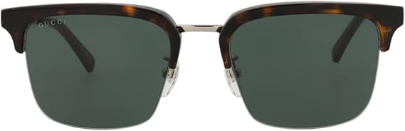 Gucci mens Square/Rectangle Square Sunglasses