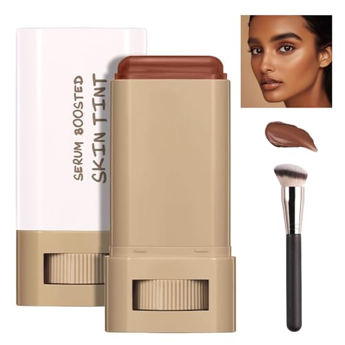Splendor Serum Boosted Skin Tint Balm, Beauty Balm Foundation, Vitaliq Skin Tint Foundation, Solid Tinted Moisturizing Serum Contour Stick, Natural Finish Makeup Even Skin Tone #2, 1