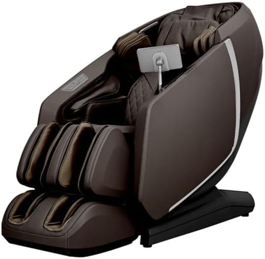 Osaki OS-Highpointe 4D SL-Track Massage Chair with Ultra Long Extension, 3 Rollers Foot and Calf Massage Affirm, Dark Brown