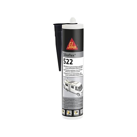 12x Sikaflex-522 Black C124-300 ml