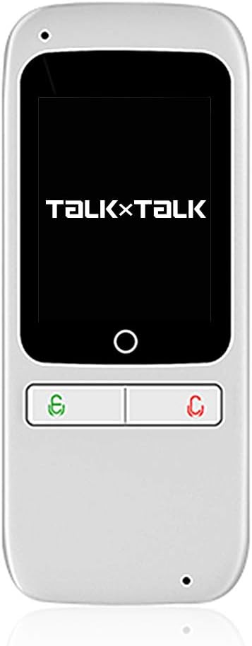 FFF SMART LIFE CONNECTED MAL-TR01SW Voice Translator, Offline, Instant Voice Translation, English and Chinese, 180 Countries
