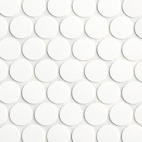 WidgetCo White Fastcaps, Peel & Stick Screw Covers, Self-Adhesive Cover Caps (Sheets of 53 caps x Qty 10)