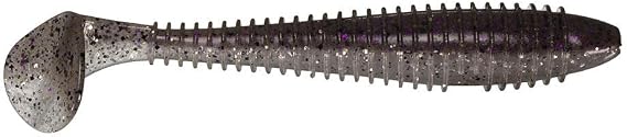 Keitech FS38470 Artificial Fishing Bait, Shad, 3.8"