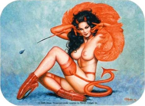 Devil Girl - Mini Sticker - 2" X 2 3/4"
