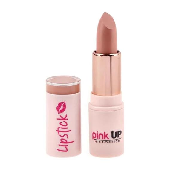 Pink Up | Lipstick | Long-lasting bold color with matte finish | Soft, creamy texture that wont dry lips | Lipstick | Lip makeup | Full coverage comfort | Nude | Model PKLP01