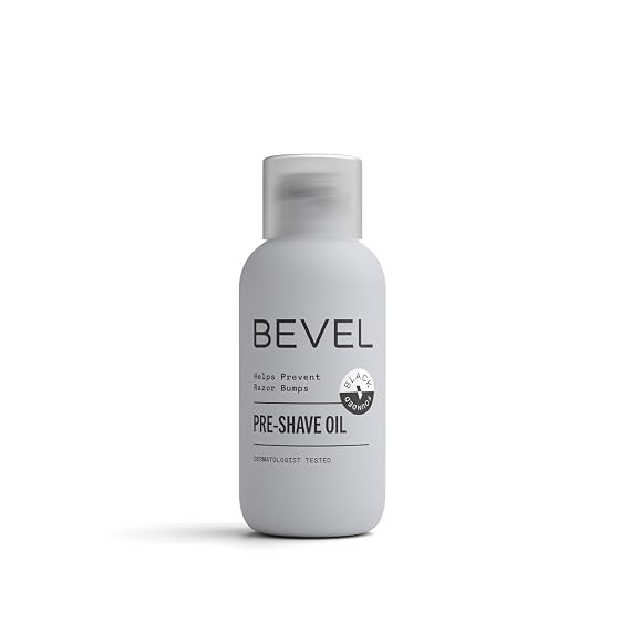 Bevel Pre Shave Oil for Men with Castor, Olive and Tea Tree Oils