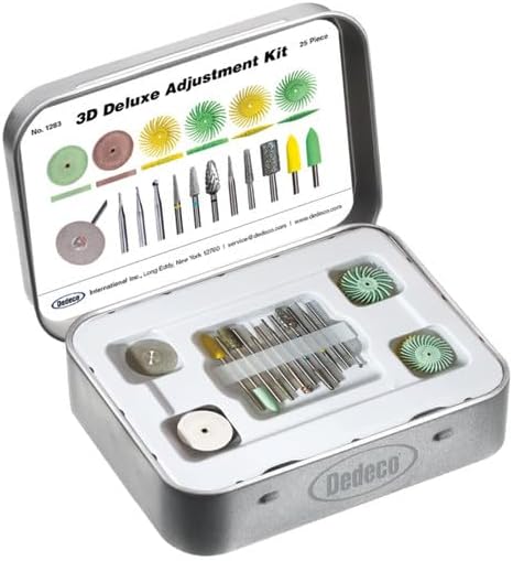 Sunburst 3D Print Post-Process Assortment 25-Piece Kit Multi-Material Abrasive Set for Smoothing, Detailing & Surface Preparation