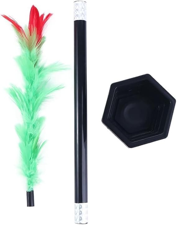 Stick to Rose Magic Tricks Magic Wand to Flower Easy Magic Tricks Funny Toys Show Performance Prop for Adults Teenagers Magician Accessories Magic Kits and Accessories
