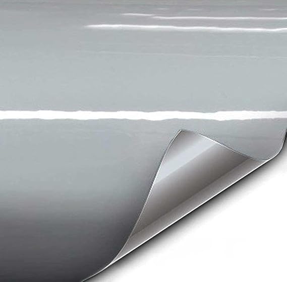 VViViD+ Premium Vinyl Wrap Film (3ft x 5ft, Gloss Nardo Grey)