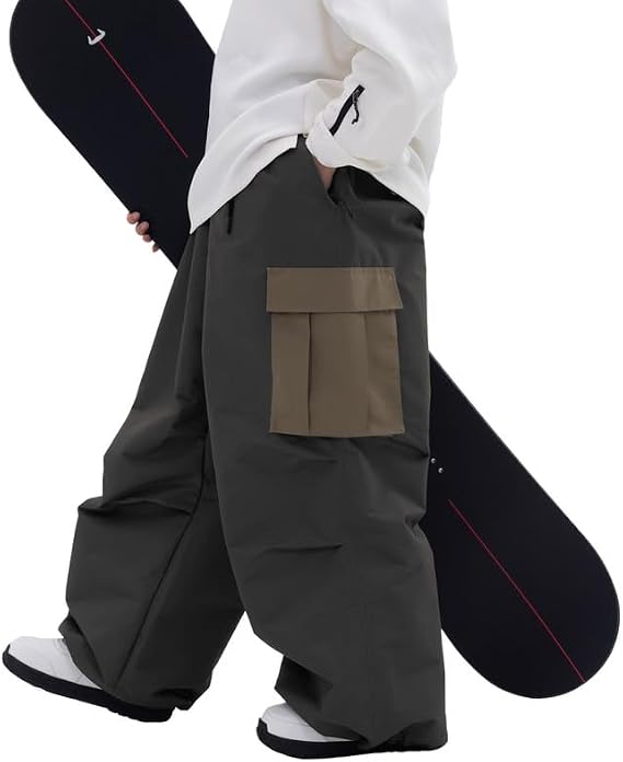 SNOWVERB Loose Fit Snowboard Insulateds Ski Snow Pants for Mens and Womens