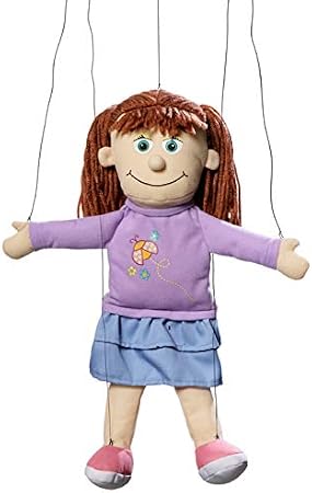 Amy Peach Girl Marionette String Puppet