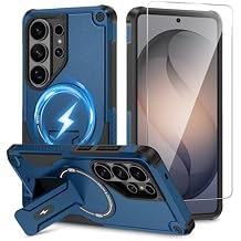Caka for Samsung Galaxy S26 Ultra Case [Compatible with MagSafe] [Invisible Kickstand] [HD Screen Protector], Protective Magnetic Phone Cover for Samsung S26ultra 5G 6.9 2026 - Blue