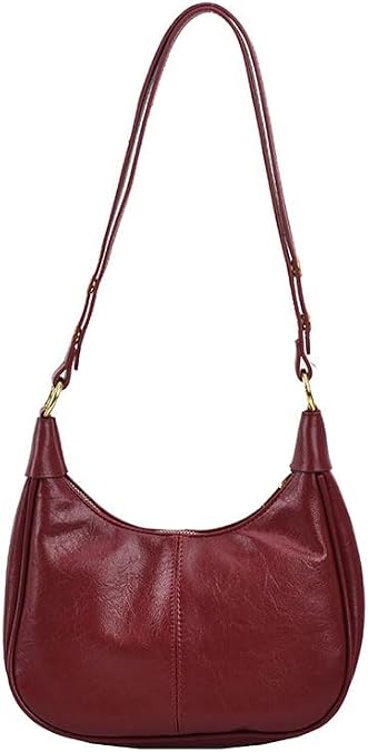 Small Hobo Bags for Women Leather Shoulder Bag