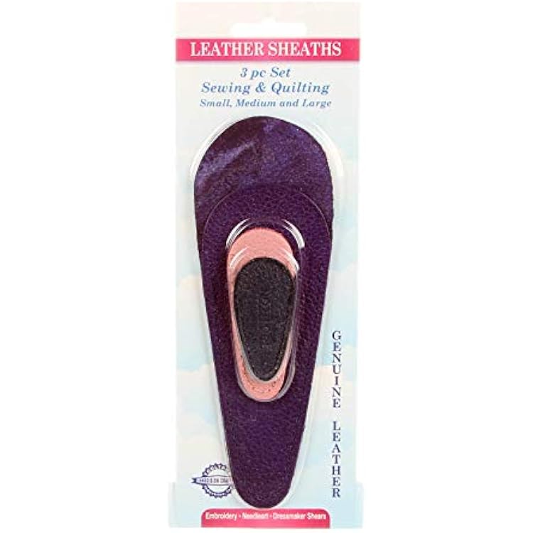 Leather Scissor Protector Sheath 3 count by Tooltron