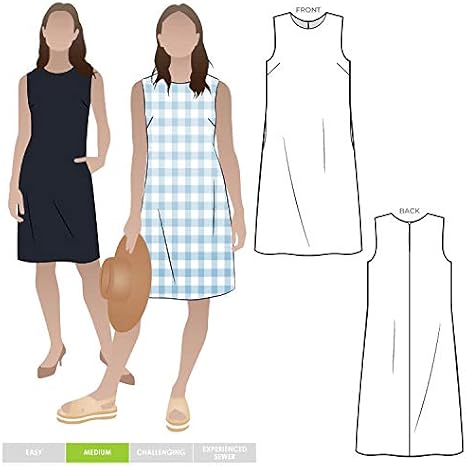 Style Arc Sewing Pattern - June Sheath Dress (Sizes 10-22)