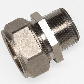 STAINLESS STEEL RapidAir MaxLINE Piping 1/2" NPT Adaptor Pipe Fitting M8030 Max Line Rapid Air