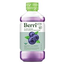 Berri Lyte Organic Acai Berry Electrolyte Solution, 1.1 QT