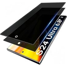 2 Pack for Samsung Galaxy S24 Ultra Privacy Screen Protector,Anti Spy Tempered Glass Anti-Scratch Case Friendly