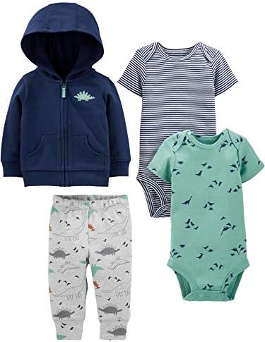 Simple Joys by Carters baby-boys 4-piece Jacket, Pant, and Bodysuit Set