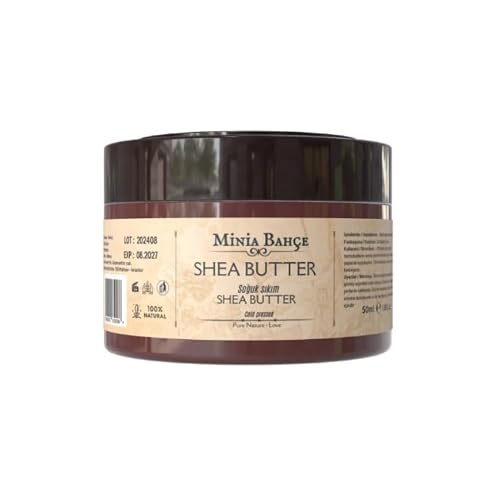 Minia Garden Plant Art Workshop COLD PRESS SHEA BUTTER 100% NATURAL & PURE 50 ml