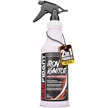 Carfidant Iron Ignitor - Iron Remover & Wheel Cleaner - Color-Changing Purple Decon Spray for Brake Dust, Rust, Fallout - Safe on Paint, Rims & Metal - Car Detailing - pH Neutral - 32oz