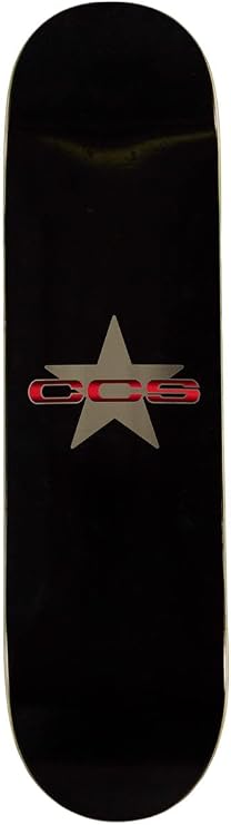 CCS 97 Star Skateboard Deck - Silver/Red - 8.375"
