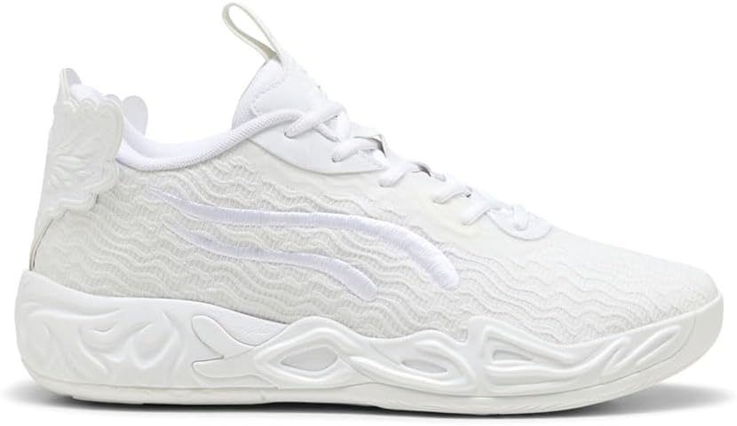 PUMA Mens X Lamelo Ball Mb.04 Lo Ice White Basketball Sneakers Shoes Casual - White - Size 9.5 M