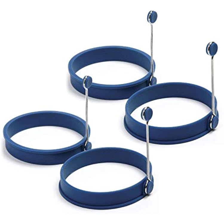 Norpro Silicone Round PancakeEgg Rings, 4 Pieces