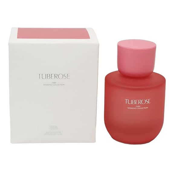 Zara Tuberose Perfume for Women Sensual Floral Spicy and Vanilla Scent with Precious Woods Eau de Toilette 90ml (3.04 fl. oz.)