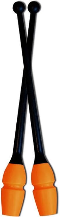Pastorelli Rhythmic Gymnastics connectable Clubs, mod. MASHA - 40.50 cm Bicolor