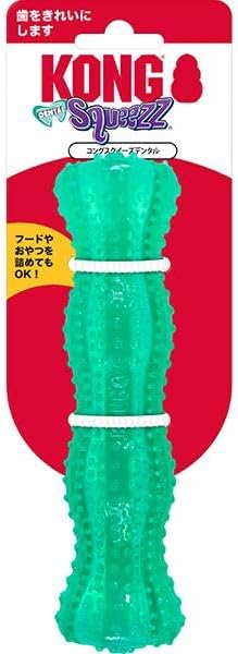 Kong Dog Toy Squeeze Dental Stick M 7 Solutions with Kong Chewing, Teething, Separation Anxiety, Boredom Barking & Digging, Crate Training, Weight Management Educational Toy Training