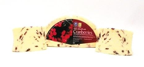 White Stilton w/ Cranberries Sold by the pound