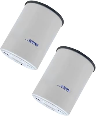 2-pack 26566602 P556287 FF4052 Fuel Filter Compatible with Perkins Engine Massey Ferguson 670 680 690 698T 8140 8150 8160 8240 8245 8250 8260 8270 8280 9240