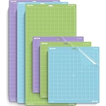 Cutting Mat for Cricut Maker 3/Maker/Explore 3/Air 2/Air/One,6 Packs Adhesive&Sticky Non-Slip Flexible Square Gridded Cut Mats (12x12 inch3pack,12x24 inch,3pack) Replacement Mats Vinyl Craft