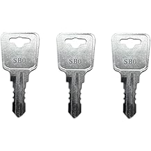 (3) SB0 - SB9 Replacement Keys for Sentry Safe Fire Box Chest Locks, Pre-Cut to Your Code: SB3