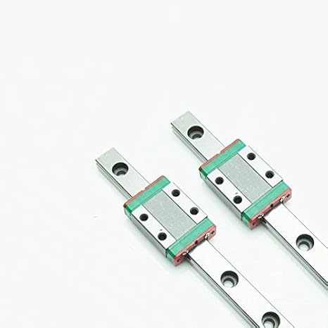 FBT 9mm Precision Miniature Linear Guide Linear-guideway MR9 MGN9 Linear Rail 2Pcs MGN9-L600mm + 2Pcs MGN9H Carriages # Can be interchanged with HIWIN