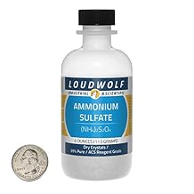 Ammonium Sulfate/Dry Crystals / 4 Ounces / 99.9% Pure ACS Grade