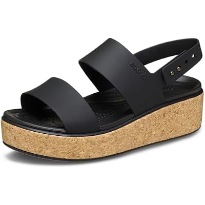 Crocs Womens Brooklyn Cork Low Wedge